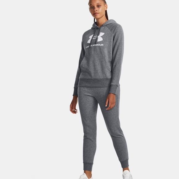 Under Armour Women's UA Rival Fleece Lockup Hoodie‎ Gray Size Small - Picture 4 of 14